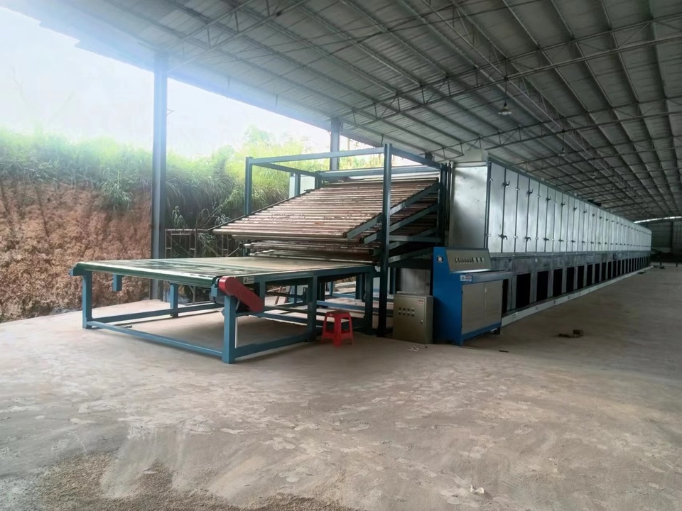 Veneer dryer