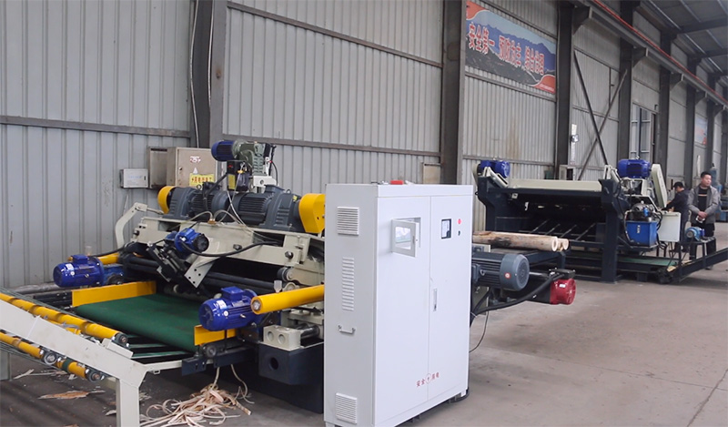 Veneer peeling equipment