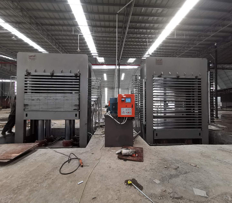 Plywood press