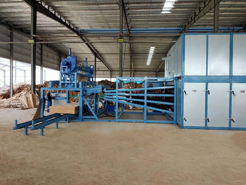 Veneer dryer