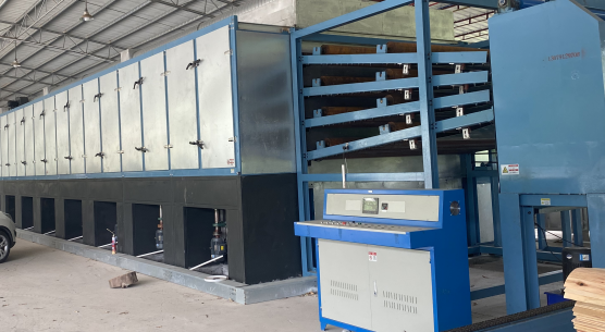 Veneer dryer