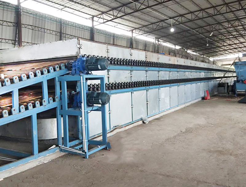 Veneer dryer