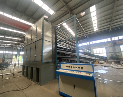 Veneer dryer