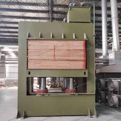 Cold press for veneer
