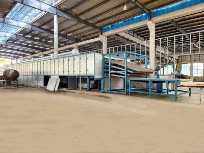 Roller veneer dryer