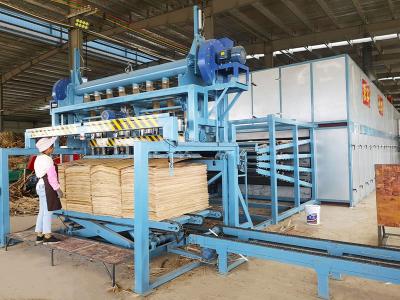 Veneer dryer