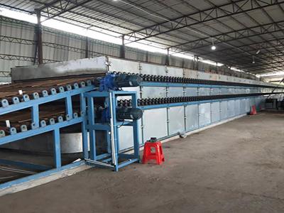 Veneer dryer