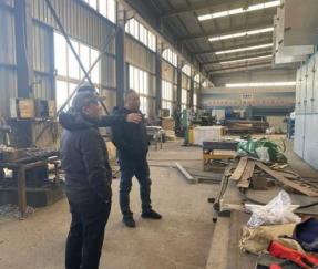 The Russian client visited the plant