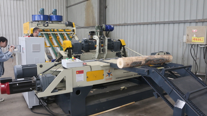 Автоматическая линия лущения