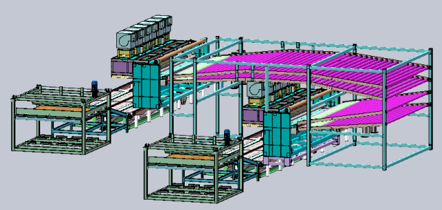 Automatic veneer feeding and separating system