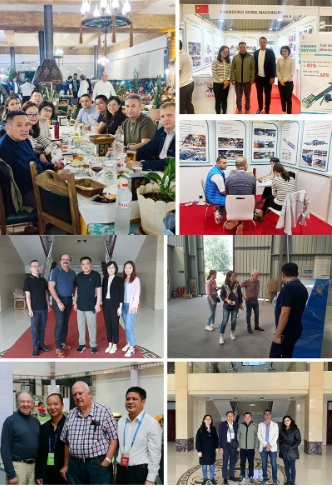 Exhibition and visit of customers